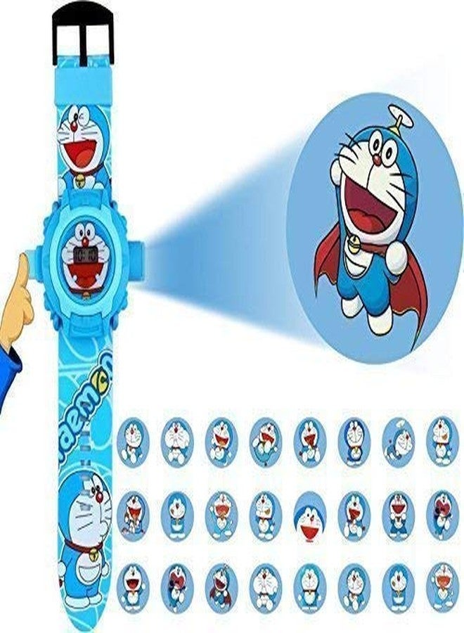 Fashramp Rubber Unisex Doraemon Projector Watch Digital (Blue) - Image 1